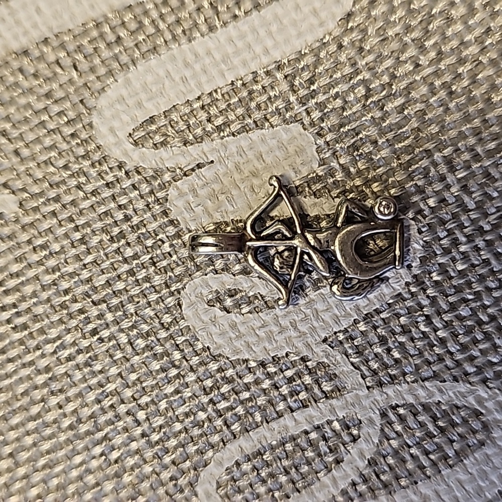 Sagittarius silver pendant